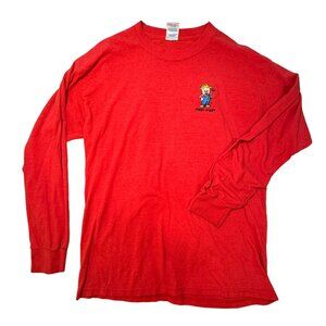 PIGGLY WIGGLY Long Sleeve Red Employee T-Shirt